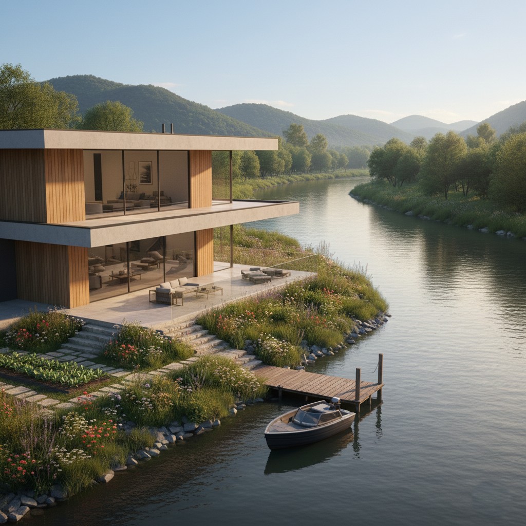 kalu river front land
